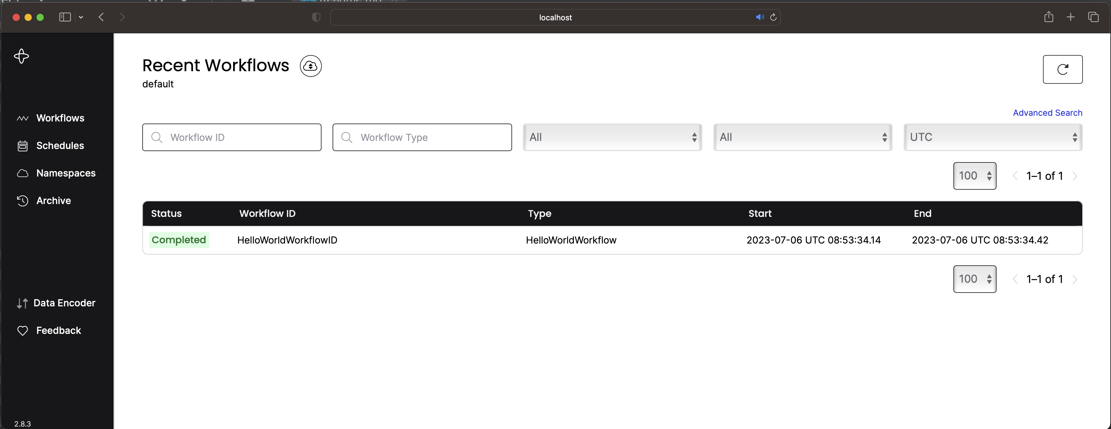 Temporal Database Schema